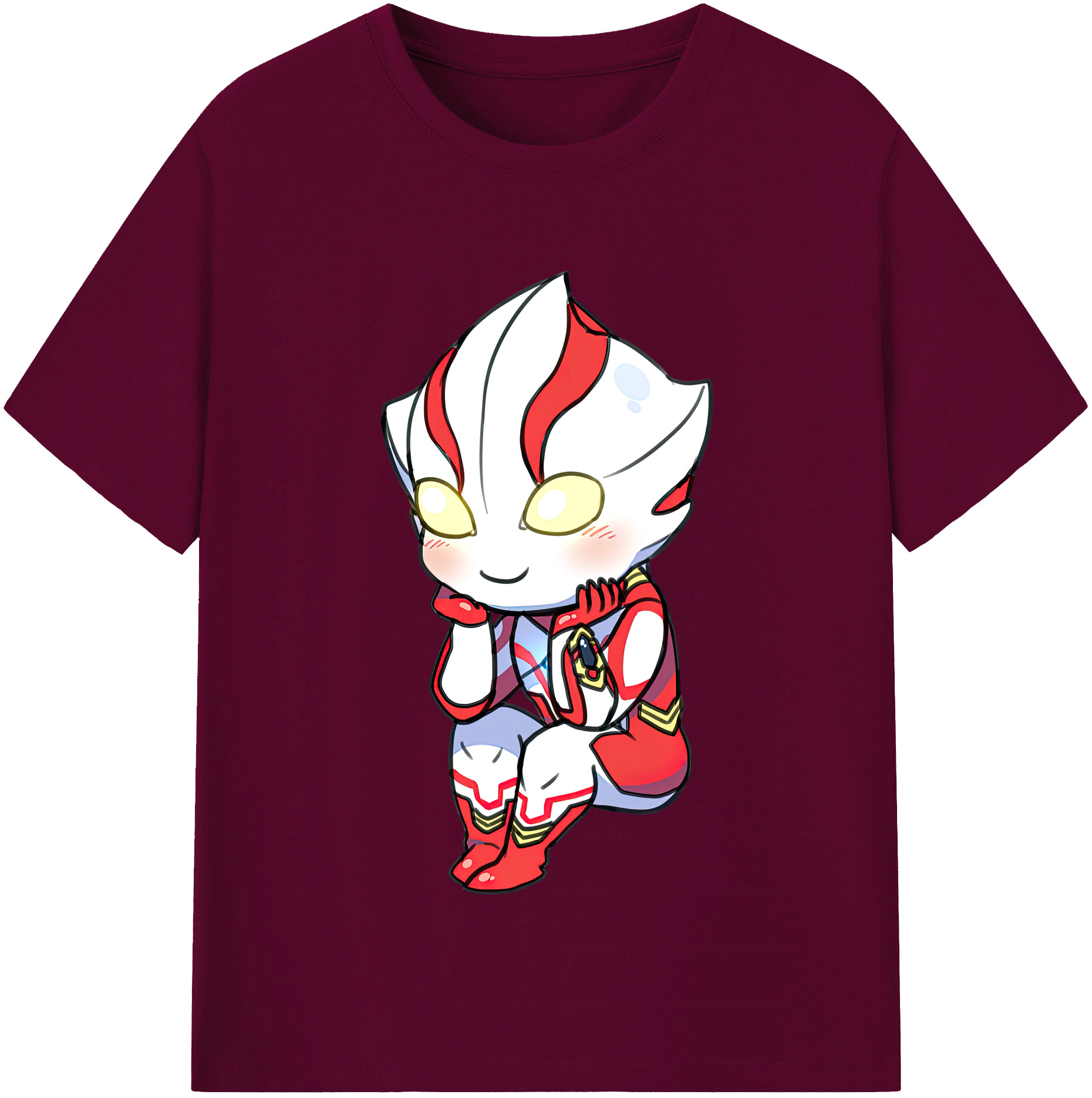 （画像用） ウルトラマン Ultraman レディースカジュアルプリントTシャツ（綿100％）